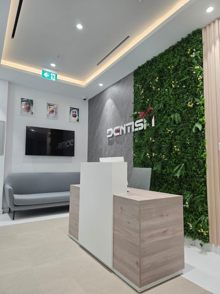 Dentism Dental Clinic Reception side view